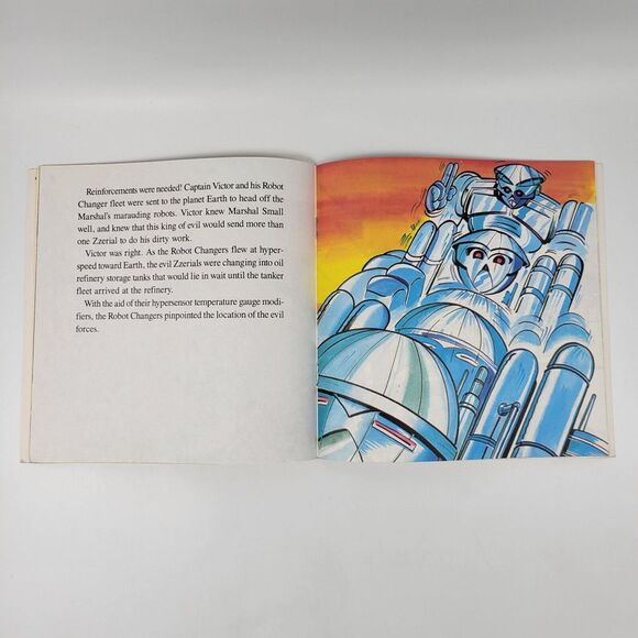 VTG Robot Changer Quest For Power Modern Picture Book Joshua Morris 1985 - Picture 6 of 6